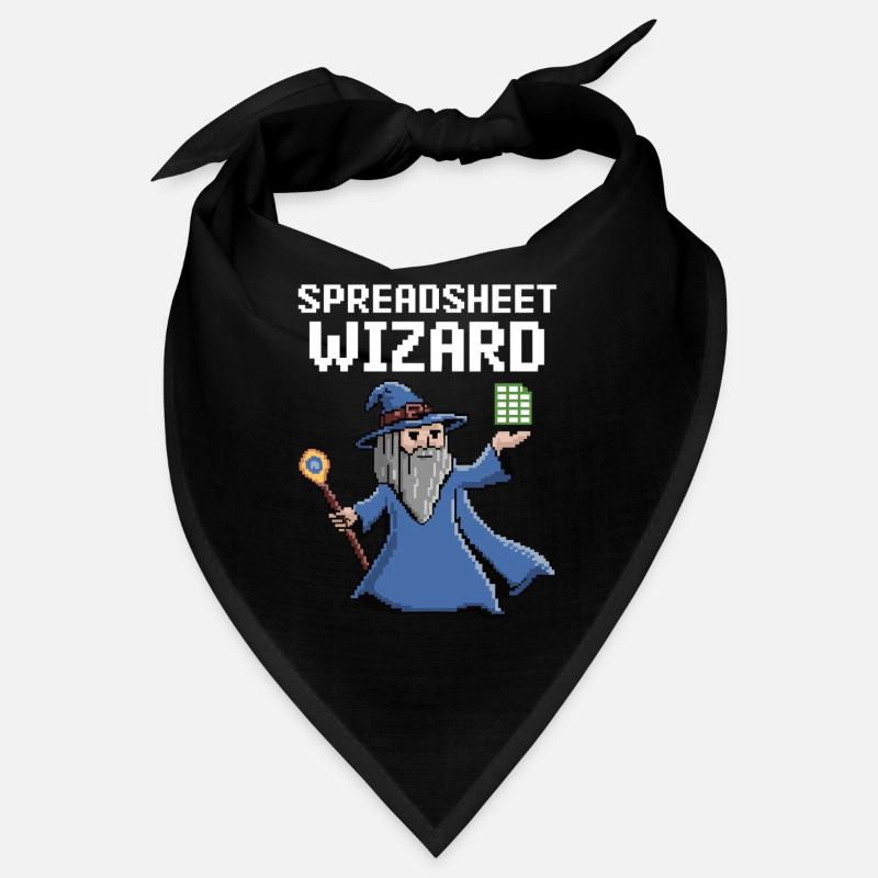 Spreadsheet Wizard Funny Controller Accountant Bandana