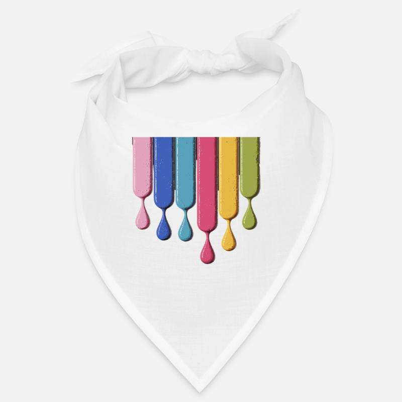 Colorful Colors Drop Blend Art Bandana