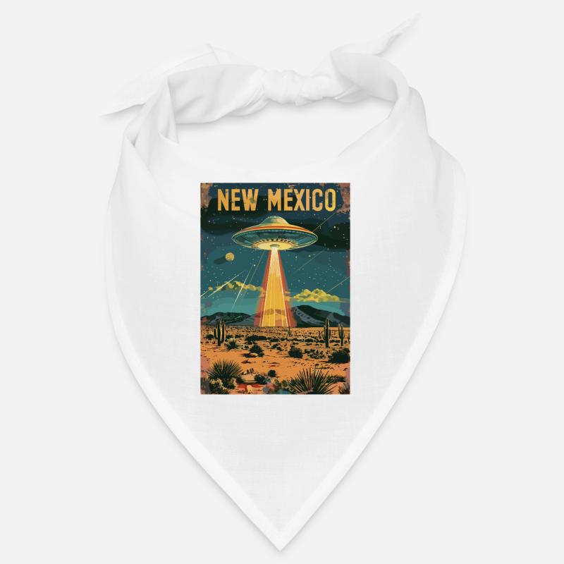 New Mexico UFO Landschaft Retro Science-Fiction Bandana