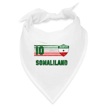 Somaliland Fußball Mannschaft - Bandana - Weiß - Vorne