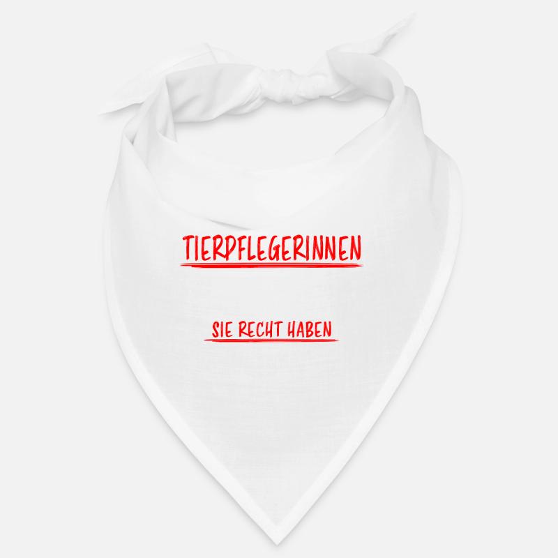 Tierpflegerin Lustiger Spruch Beruf Tiere Geschenk Bandana