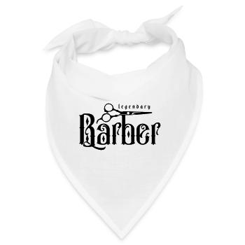 legendary barber - Bandana - Weiß - Vorne