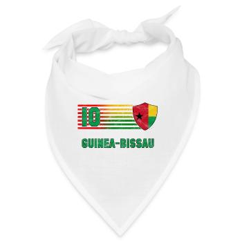 Guinea-Bissau Fußball Mannschaft - Bandana - Weiß - Vorne