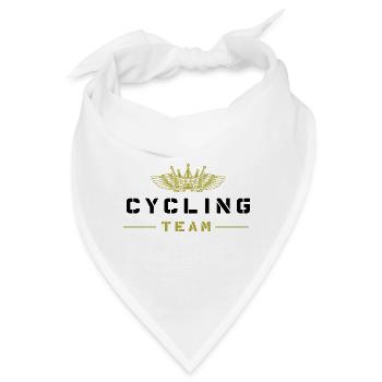 Cycling Team - Bandana - Weiß - Vorne