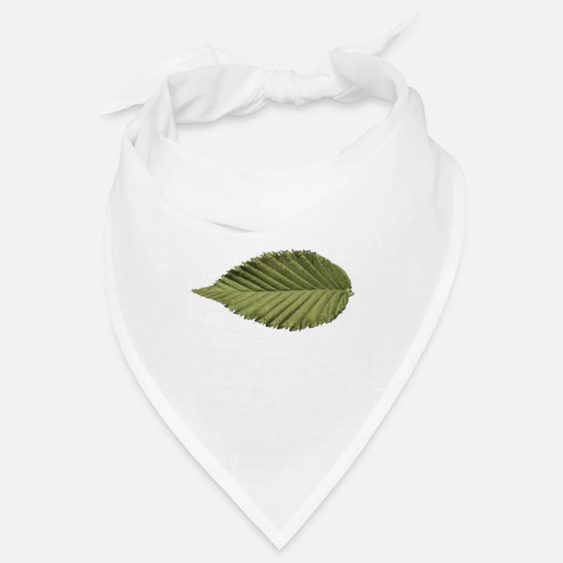 Leaf Structure Olive Green Pattern Bandana