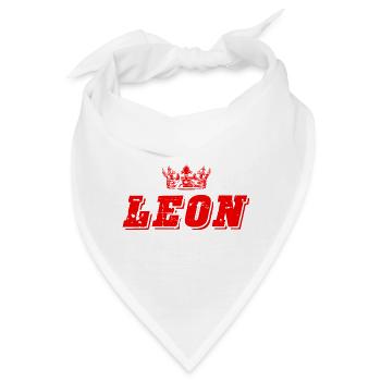 Leon - Bandana - Weiß - Vorne