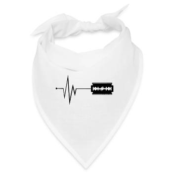 Rasierklinge Puls - Bandana - Weiß - Vorne