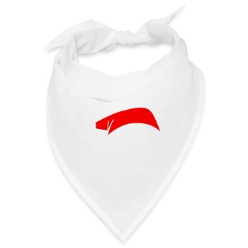 Hässliche Weihnachtsmütze - Bandana - Weiß - Vorne