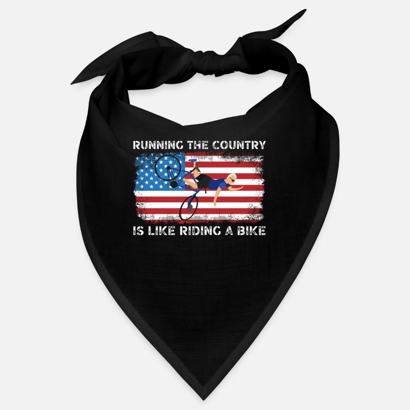Courir le pays, c’est comme faire du vélo, c’est drôle Bandana