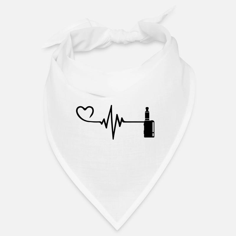 E-Cigarette Pulse Heart Love Bandana