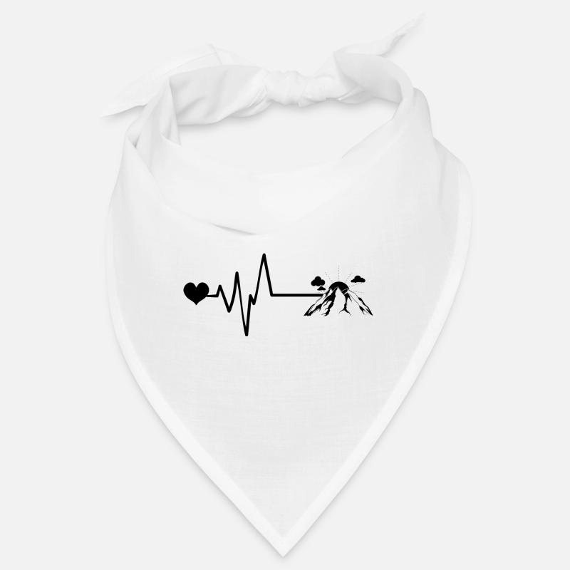 Mountains Puls Love Bandana