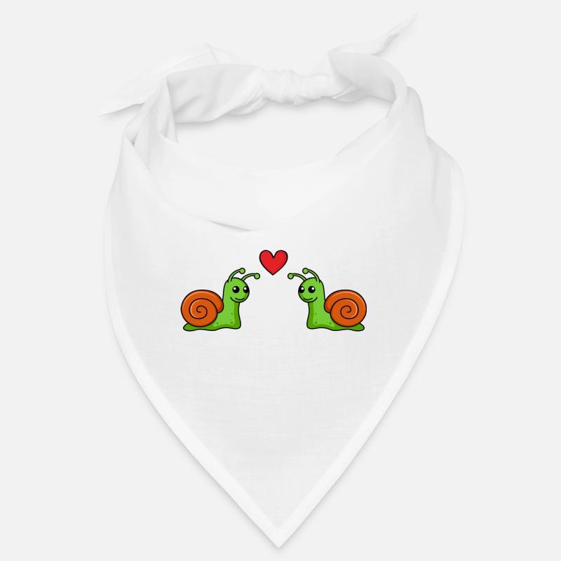 Escargot Comic Couple amour Bandana