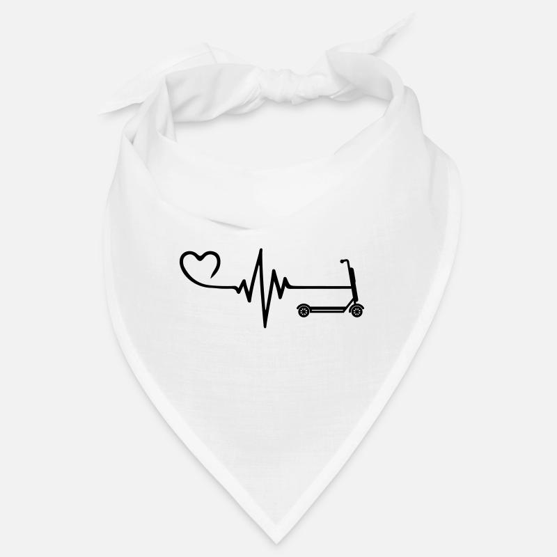 E-roller Puls Herz Liebe Bandana