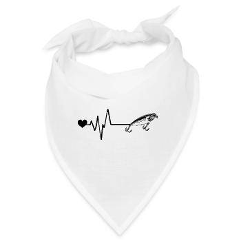 Angelhaken Puls - Bandana - Weiß - Vorne