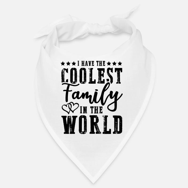 La famille la plus cool - Bandana - blanc