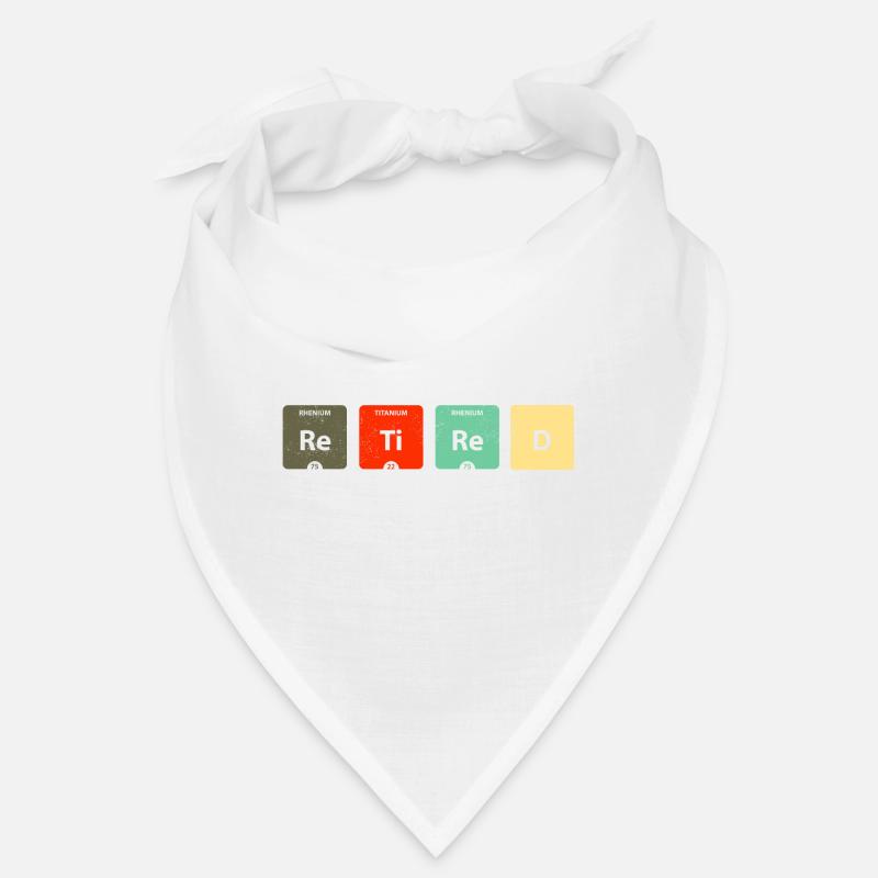 Retired I Work Periodically - Bandana - white