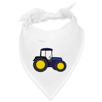 Traktor Trecker - Bandana - Weiß - Vorne