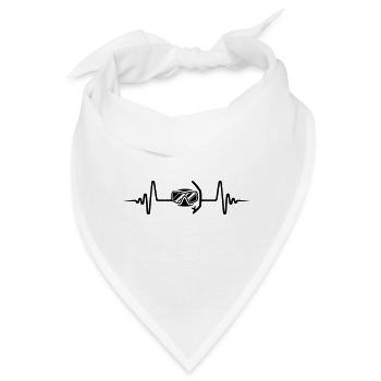 Taucherbrille Puls - Bandana - Weiß - Vorne
