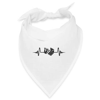 Make Up Kosmetik Puls - Bandana - Weiß - Vorne