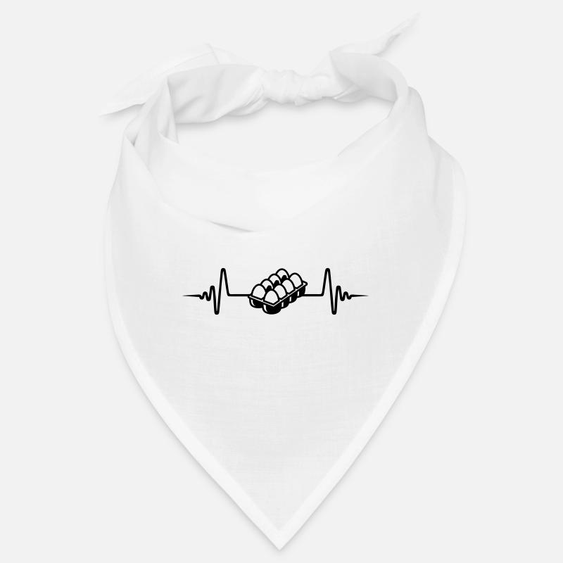 Pouls symbole oeufs Bandana