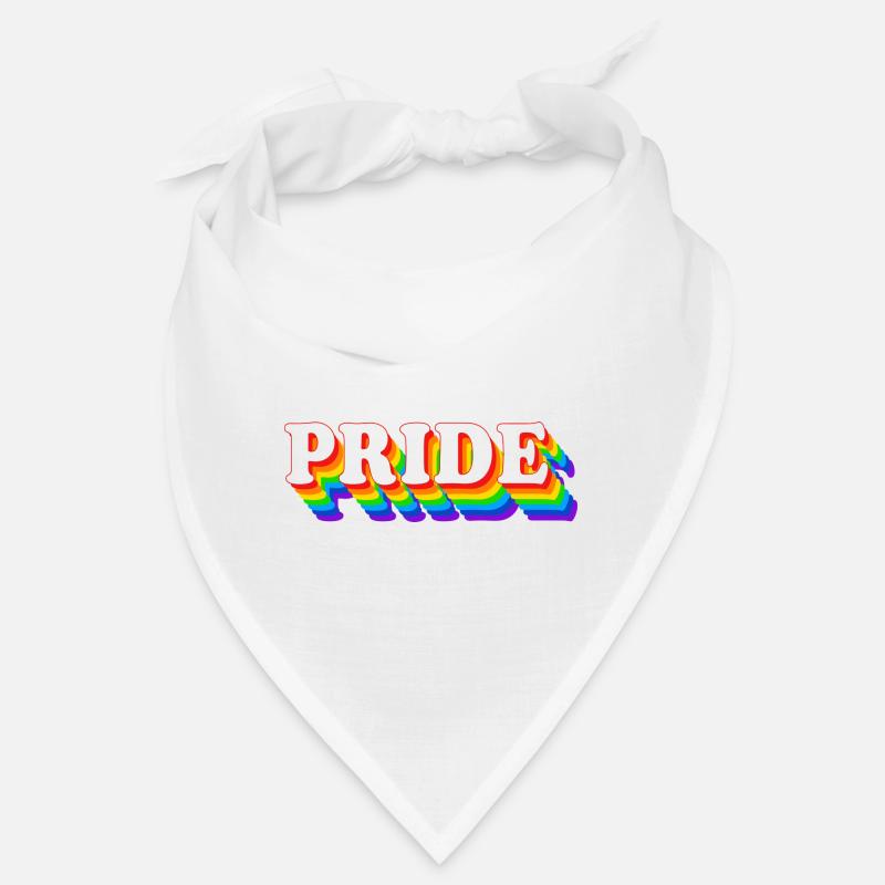 Retro Hippie PRIDE Schatten Bandana