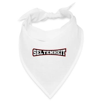 Seltenheit Selten Spruch Motto - Bandana - Weiß - Vorne