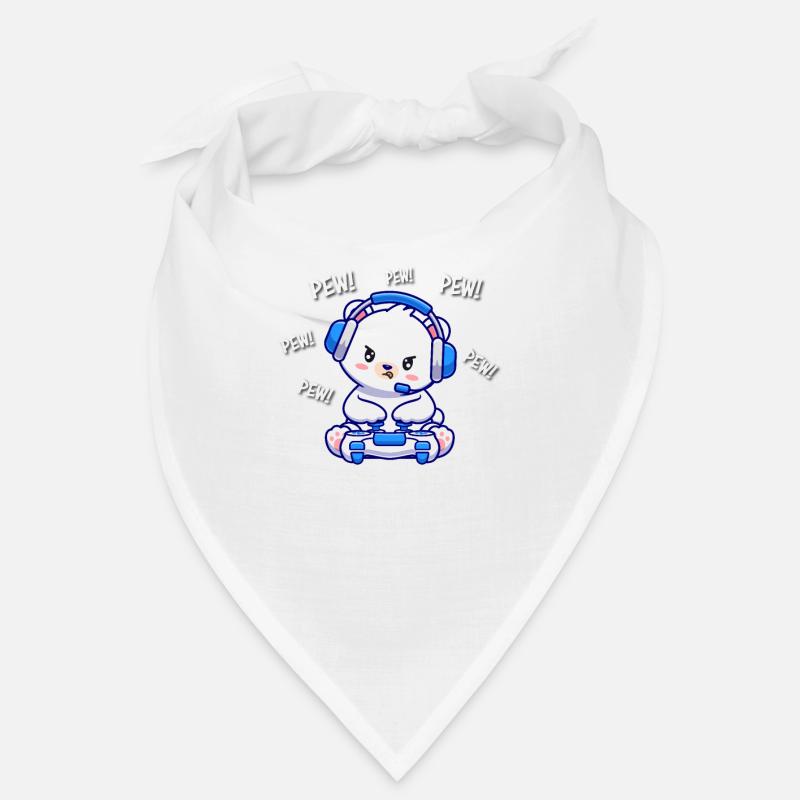 Ours blanc Bandana