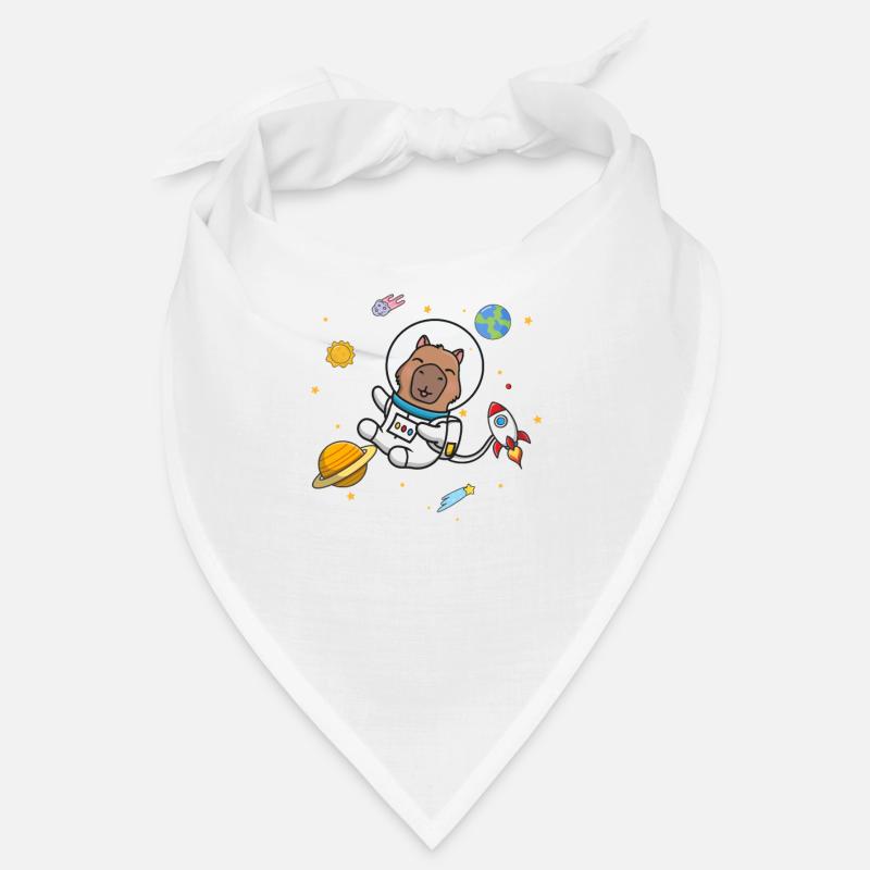 Capybara - Bandana - blanc