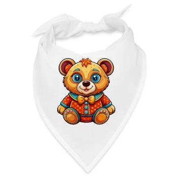 Schmucker Teddy - Bandana - Weiß - Vorne