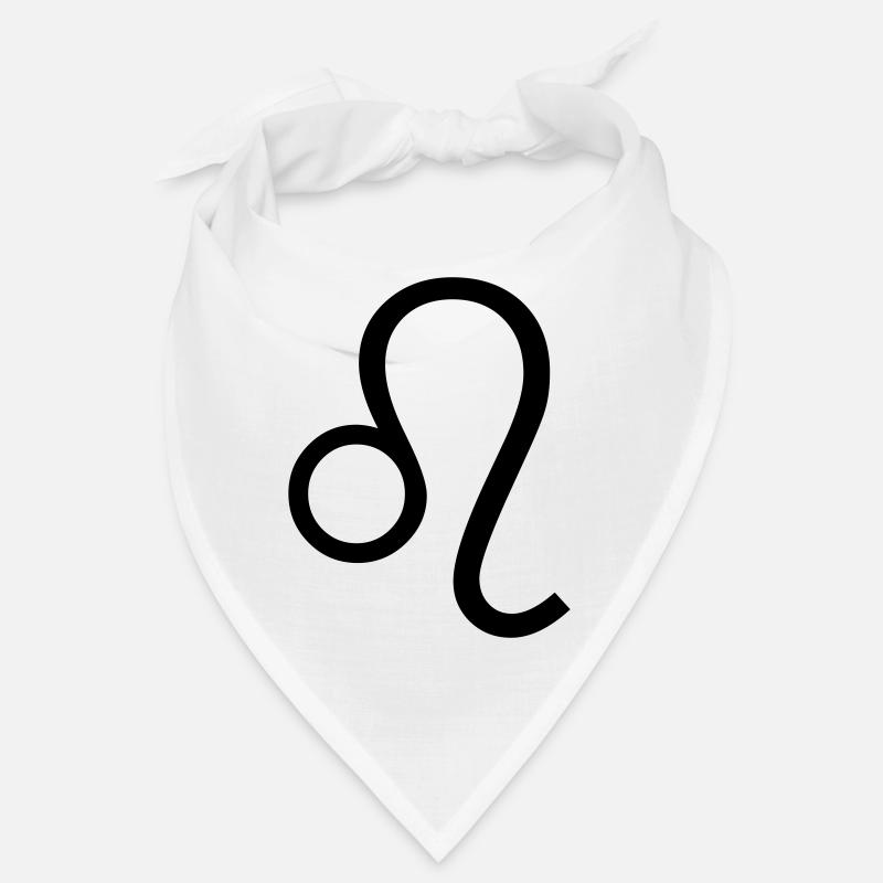 Löwe - Bandana - Weiß