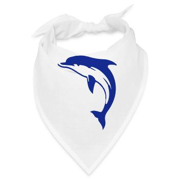 dolphin - Bandana - Weiß - Vorne