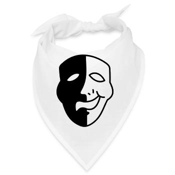 Phantom-Maske - Bandana - Weiß - Vorne