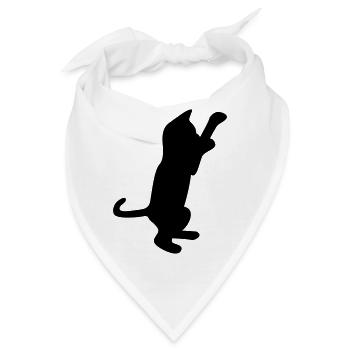 cat kitten - Bandana - Weiß - Vorne