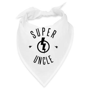 SUPER UNCLE - Bandana - Weiß - Vorne