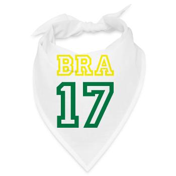 BRASILIEN 2017 Brazil - Bandana - Weiß - Vorne