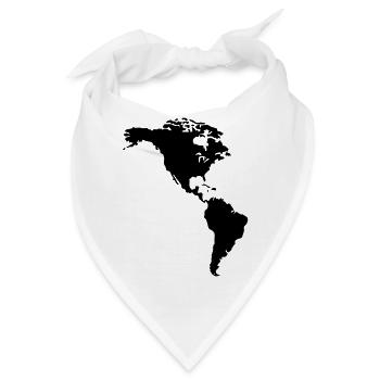 Amerika - Bandana - Weiß - Vorne