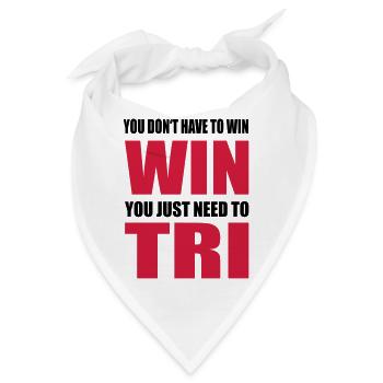 Triathlon - Bandana - Weiß - Vorne