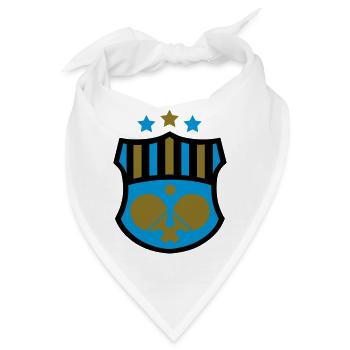 Tischtennis Wappen - Bandana - Weiß - Vorne