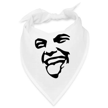 Gesichts - Bandana - Weiß - Vorne