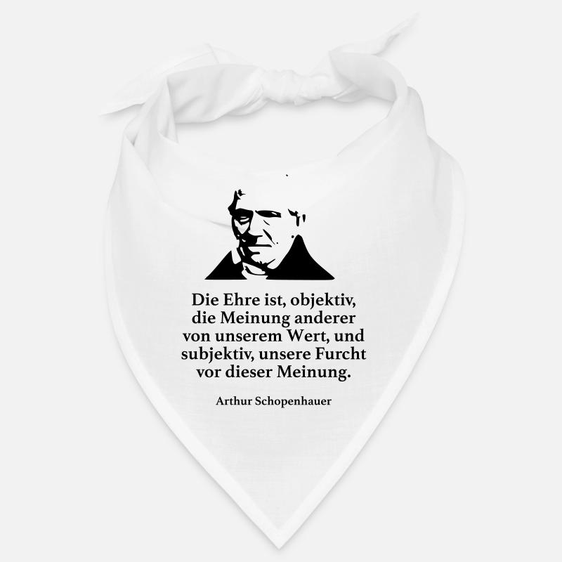 Schopenhauer: L'honneur est, objectivement, l'opinion Bandana