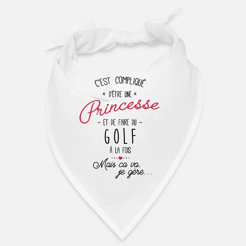 princesse et Golf Bandana