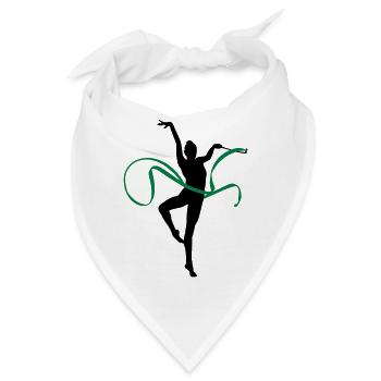 Gymnastik - Bandana - Weiß - Vorne