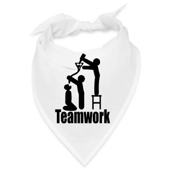 teamwork - Bandana - Weiß - Vorne