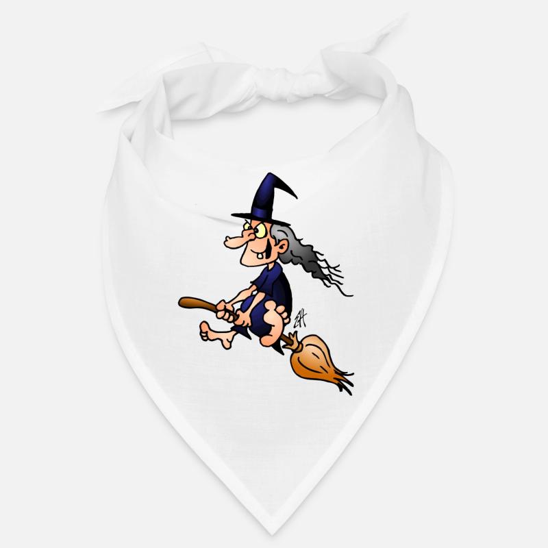 Witch on a broom Bandana