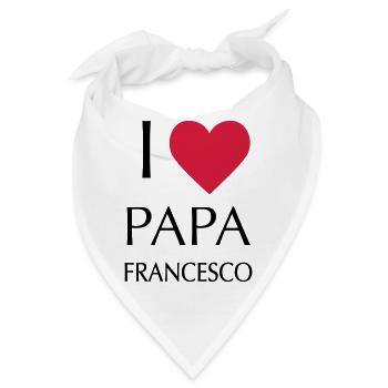 ICH LIEBE DAD FRANCESCO - Bandana - Weiß - Vorne