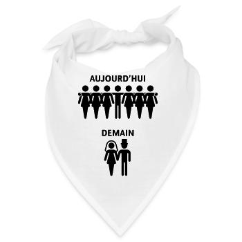 Aujourd’hui - Demain - Bandana - Weiß - Vorne