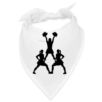 Cheerleader - Bandana - Weiß - Vorne