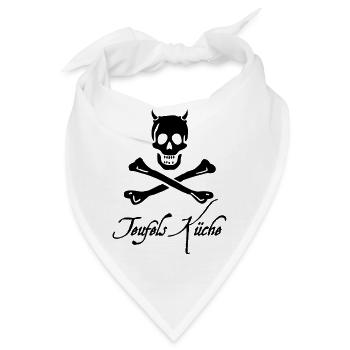 ~ Teufels Küche ~ - Bandana - Weiß - Vorne