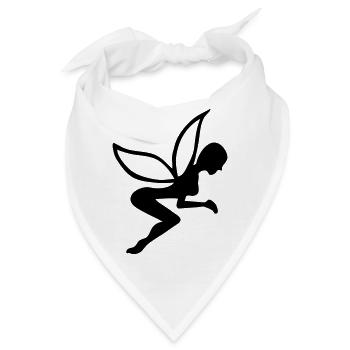Fee fairy tail tales vintage cute girl retro - Bandana - Weiß - Vorne