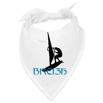 Windsurfen / Windsurfer / Windsurf / Windsurfing - Bandana - Weiß - Vorne